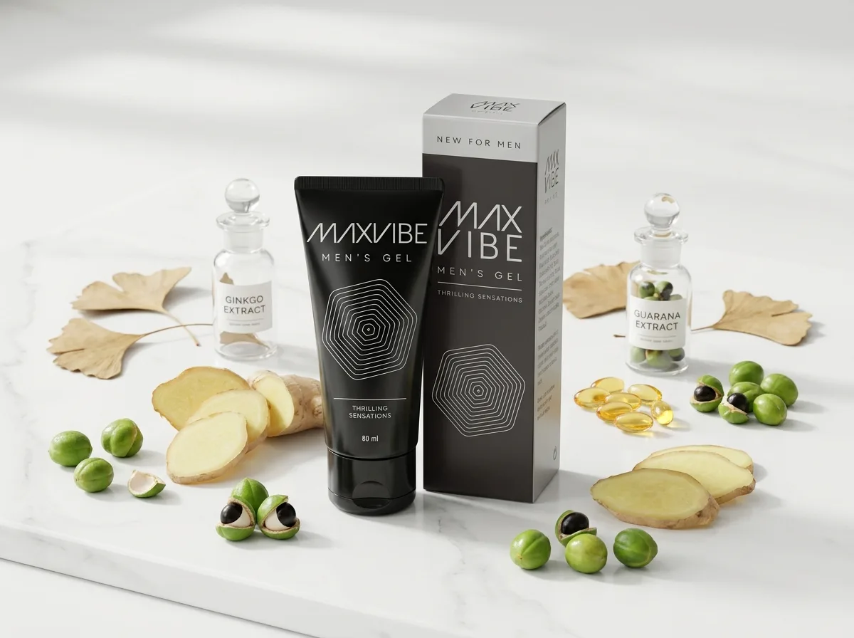 Naturalne składniki aktywne żelu Max Vibe