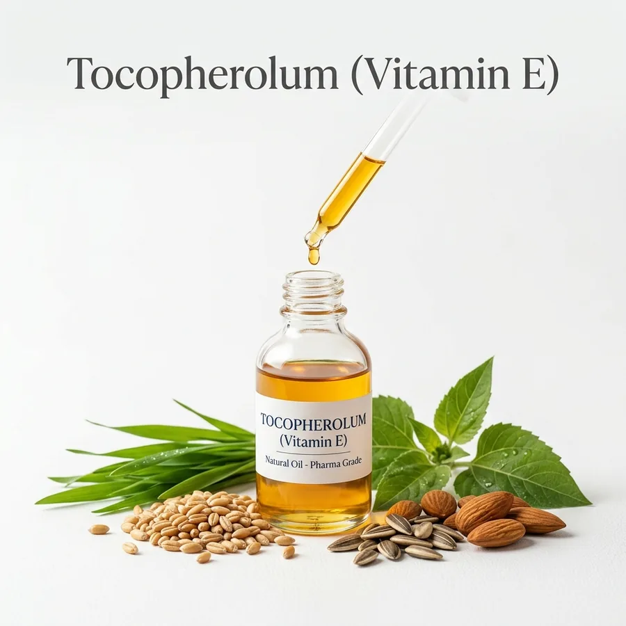 Tokoferol (Witamina E) — naturalny olej, składnik Max Vibe